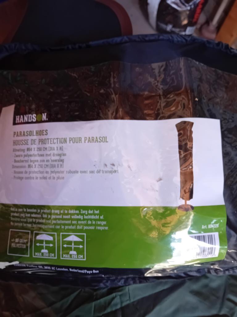 Parasol beschermhoes.nieuw in de verpakking., Ophalen of Verzenden, Nieuw, Overige typen