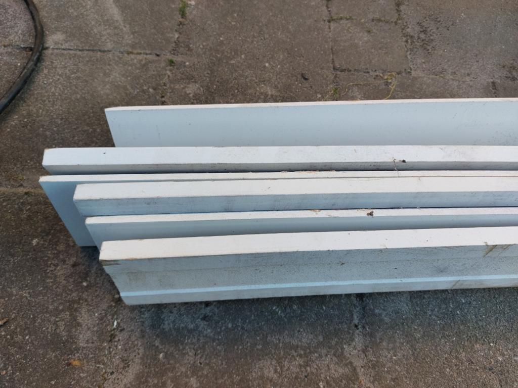 Hoge plinten voor laminaat/parket of pvc, Doe-het-zelf en Verbouw, Plinten en Afwerking, Gebruikt, Ophalen of Verzenden, Mdf, 250 cm of meer