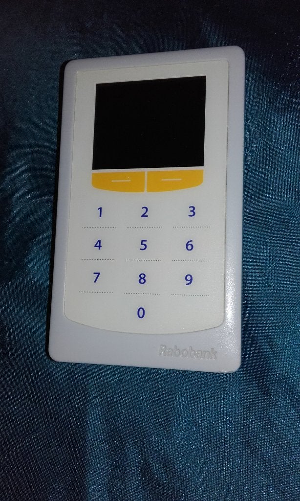 Rabobank Rabo scanner (klepje aan de achterkant ontbreekt), Computers en Software, Scanners, Verzenden, Gebruikt, Overige typen