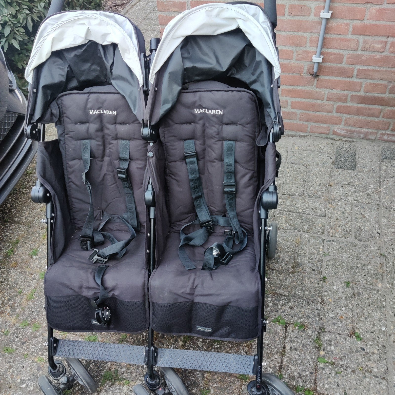 Tweeling duo buggy Maclaren, Ophalen, Gebruikt, Kinderwagen of Buggy