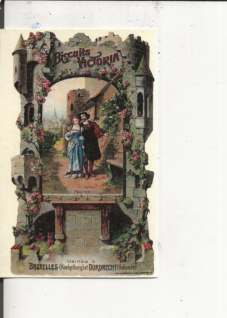 Dordrecht Reclame Biscuits Victoria   Faust, Ophalen of Verzenden, Voor 1920, Ongelopen, Zuid-Holland