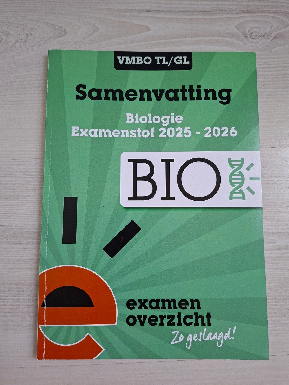 Examenoverzicht samenvatting Biologie TL, Boeken, VMBO, Biologie, Ophalen of Verzenden, ExamenOverzicht