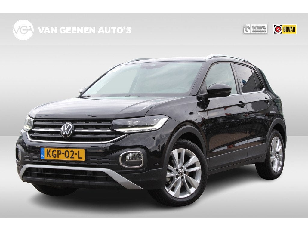 Volkswagen T-Cross 1.0 TSI Carat DSG-automaat | Apple carpla, Auto's, Volkswagen, Automatische klimaatregeling, Gebruikt, Zwart
