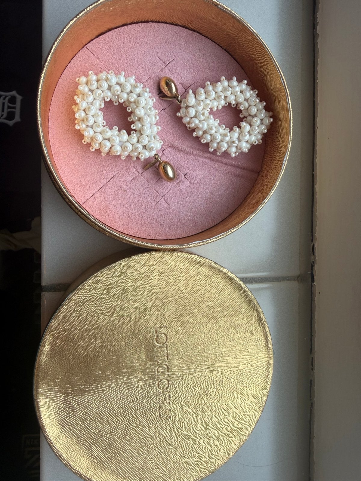 Lott Gioielli Oorbellen Holly Double Stones Glassberry Ace L, Sieraden, Tassen en Uiterlijk, Overige materialen, Hangers, Wit