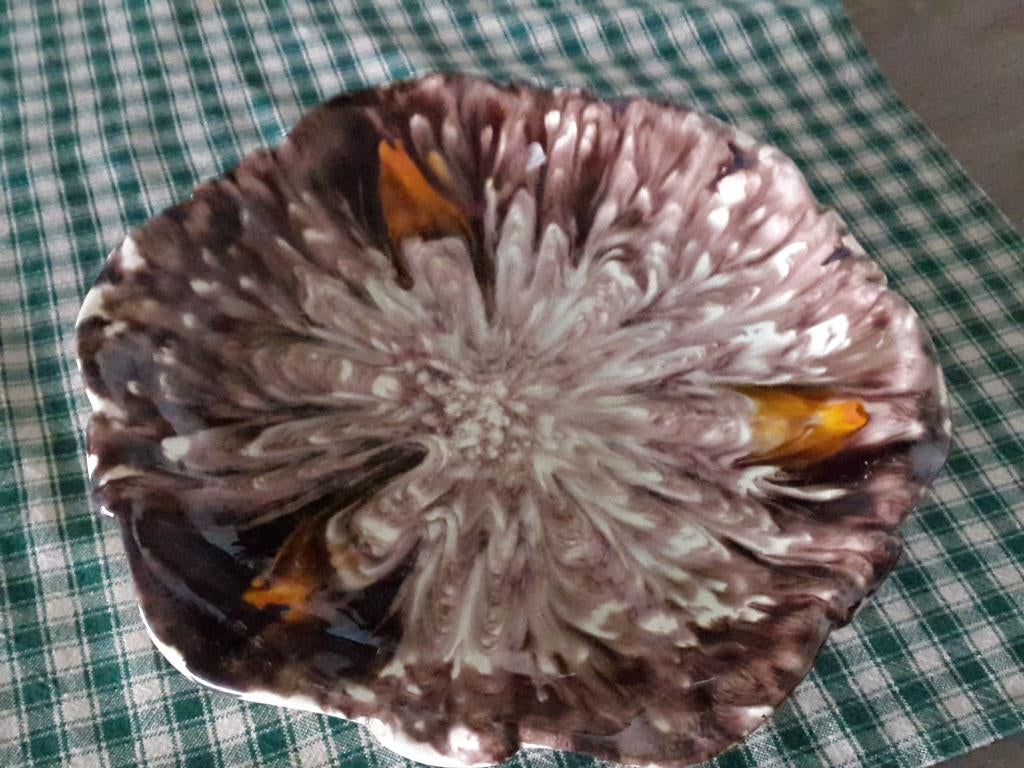 Vintage fruitschaal, 26 cm, Jasba Germany, Gebruikt, Schaal, Verzenden, Rond