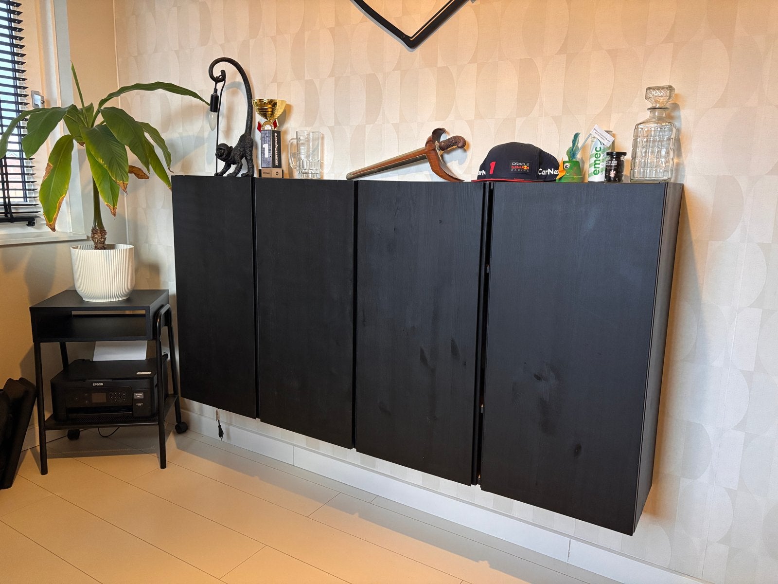 Twee IKEA Ivar kasten 80x80x30 - Zwart, Ophalen, Gebruikt