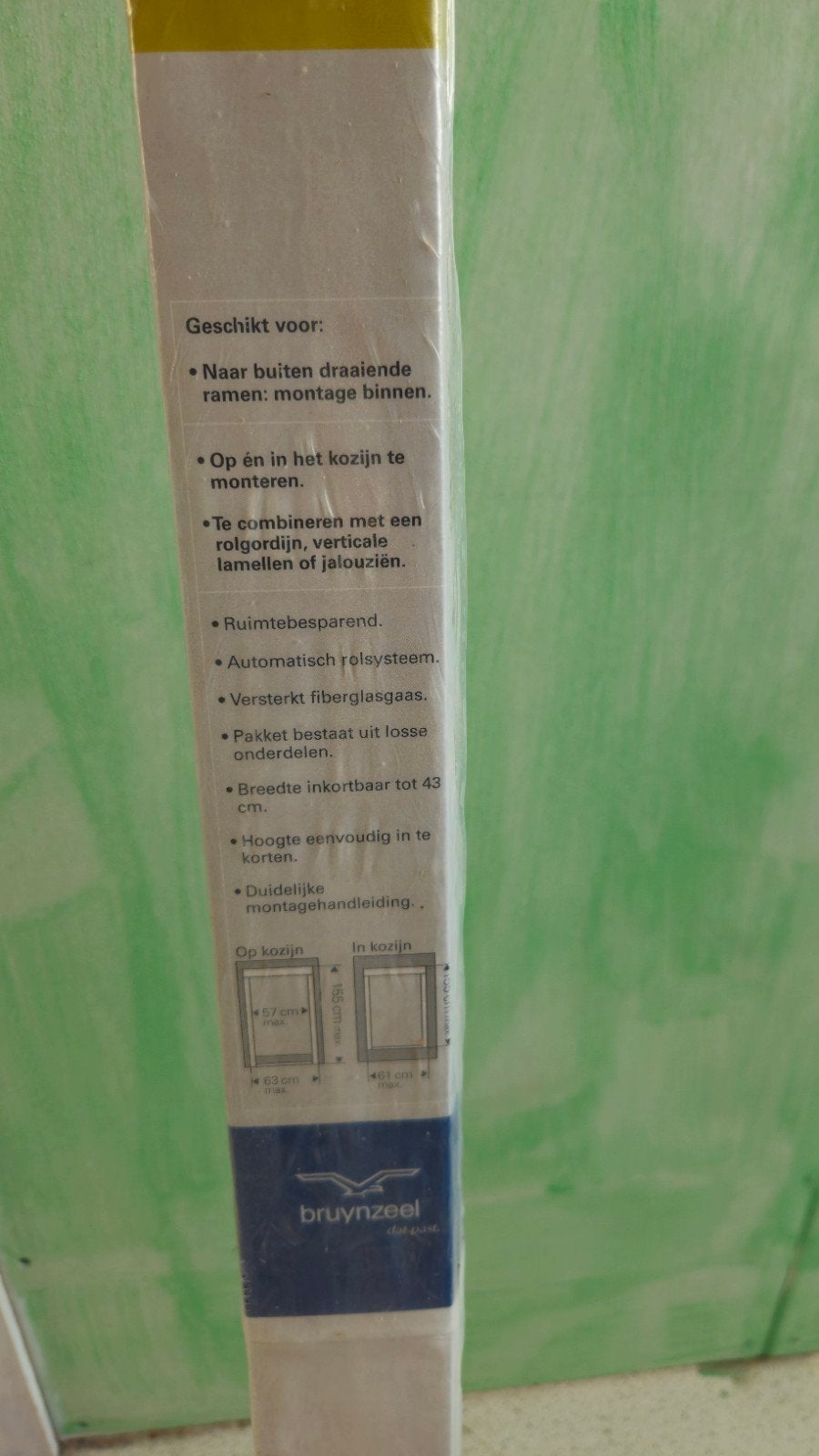 Bruynzeel raamrolhor, Ophalen, Overige materialen, 50 tot 150 cm, 30 cm of meer
