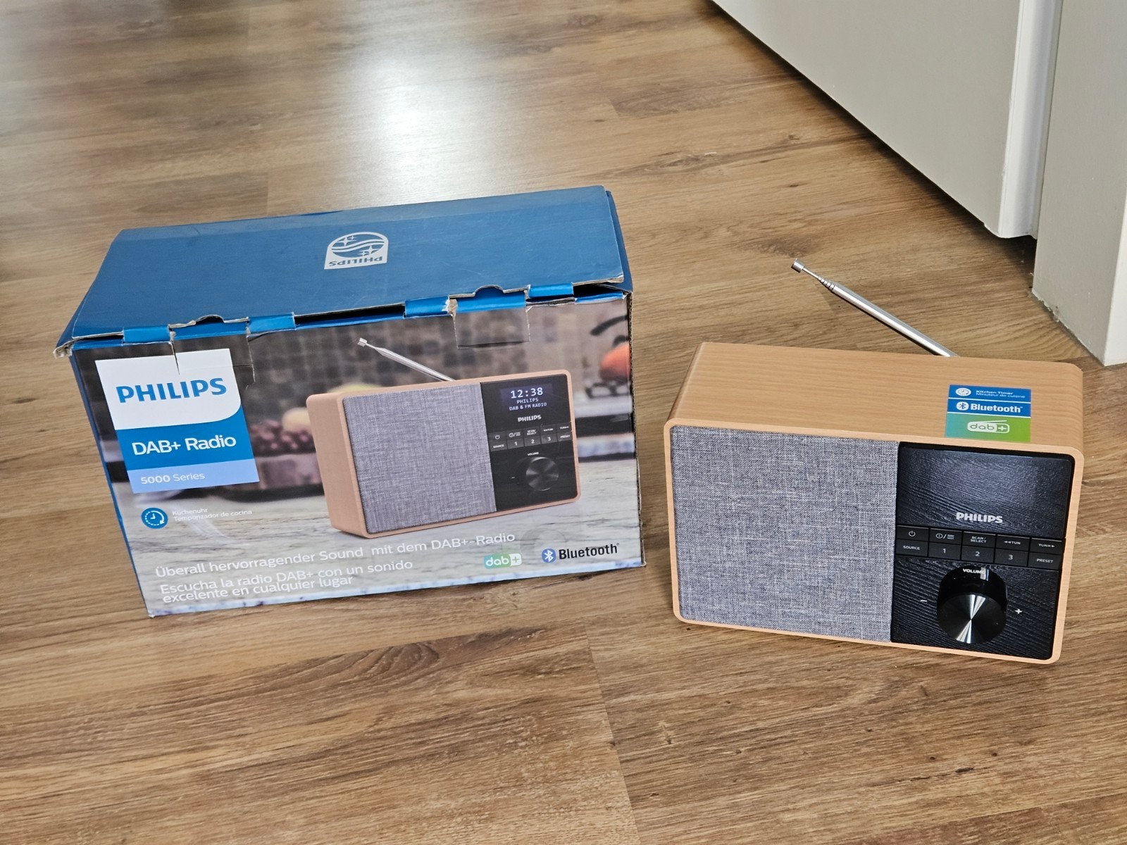 Philips DAB+ Radio TAR5505/10 met Bluetooth - ZGAN, Audio, Tv en Foto, Ophalen of Verzenden