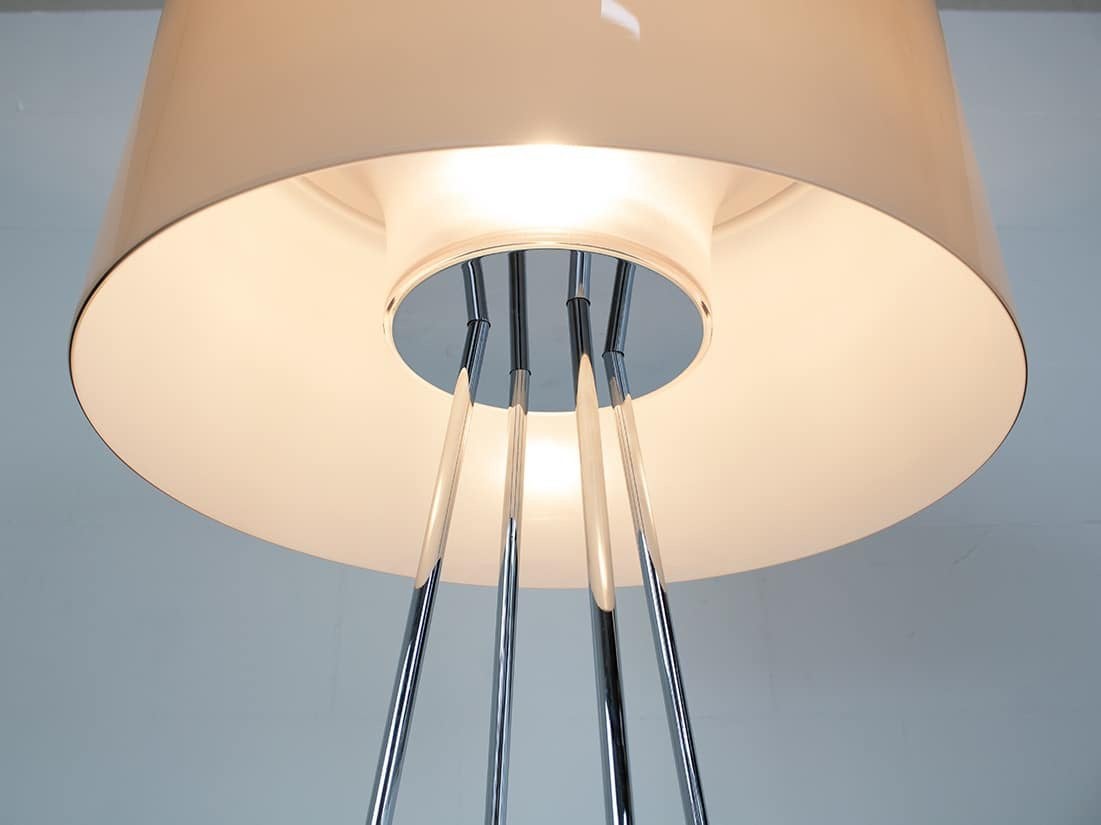 Flos Ray F2 design vloerlamp met glazen kap, Ophalen, Zo goed als nieuw, Glas, 150 tot 200 cm