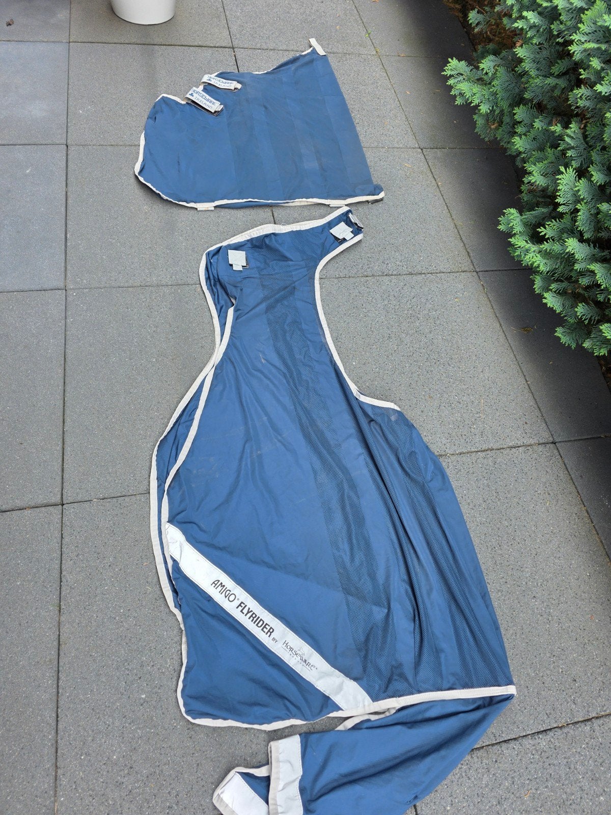 Horseware fly rider uitrijdeken, Dieren en Toebehoren, Ophalen, Blauw, Deken