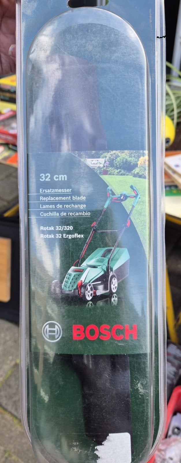 Bosch grasschaarblad + Grasmaaier Vervangmes 32 cm, Ophalen, Nieuw