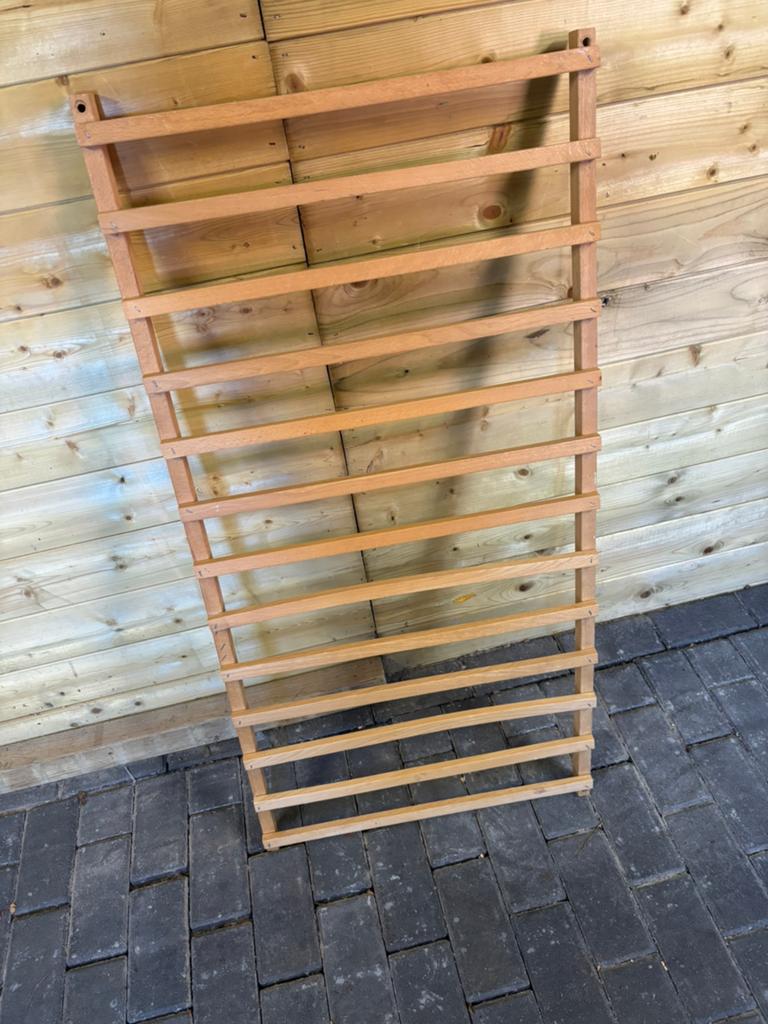 Lattenbodem kinderbed 0.60 x 1.20, Kinderen en Baby's, Kinderkamer | Bedden, Ophalen, Zo goed als nieuw, Lattenbodem, Minder dan 140 cm