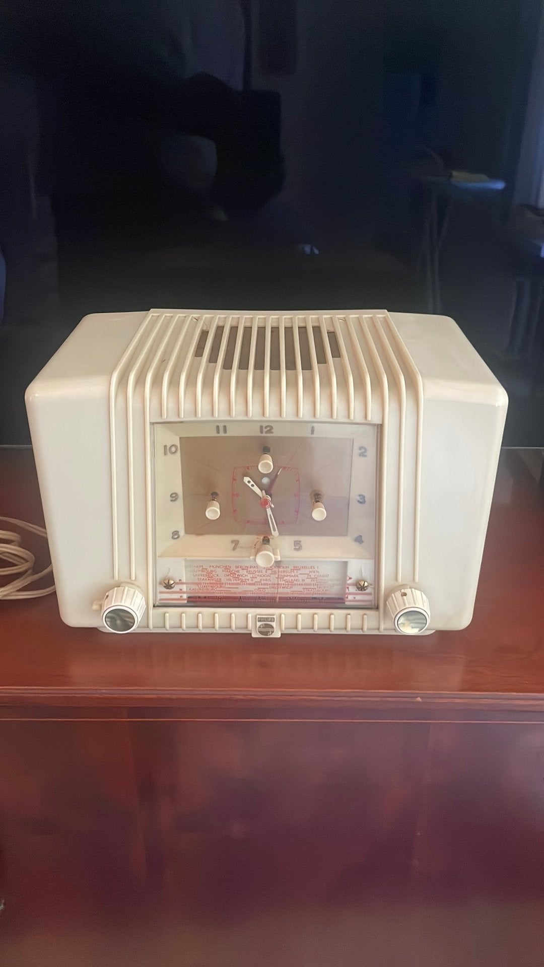 Philips Radio Wit Type BX332-A, Antiek en Kunst, Ophalen of Verzenden
