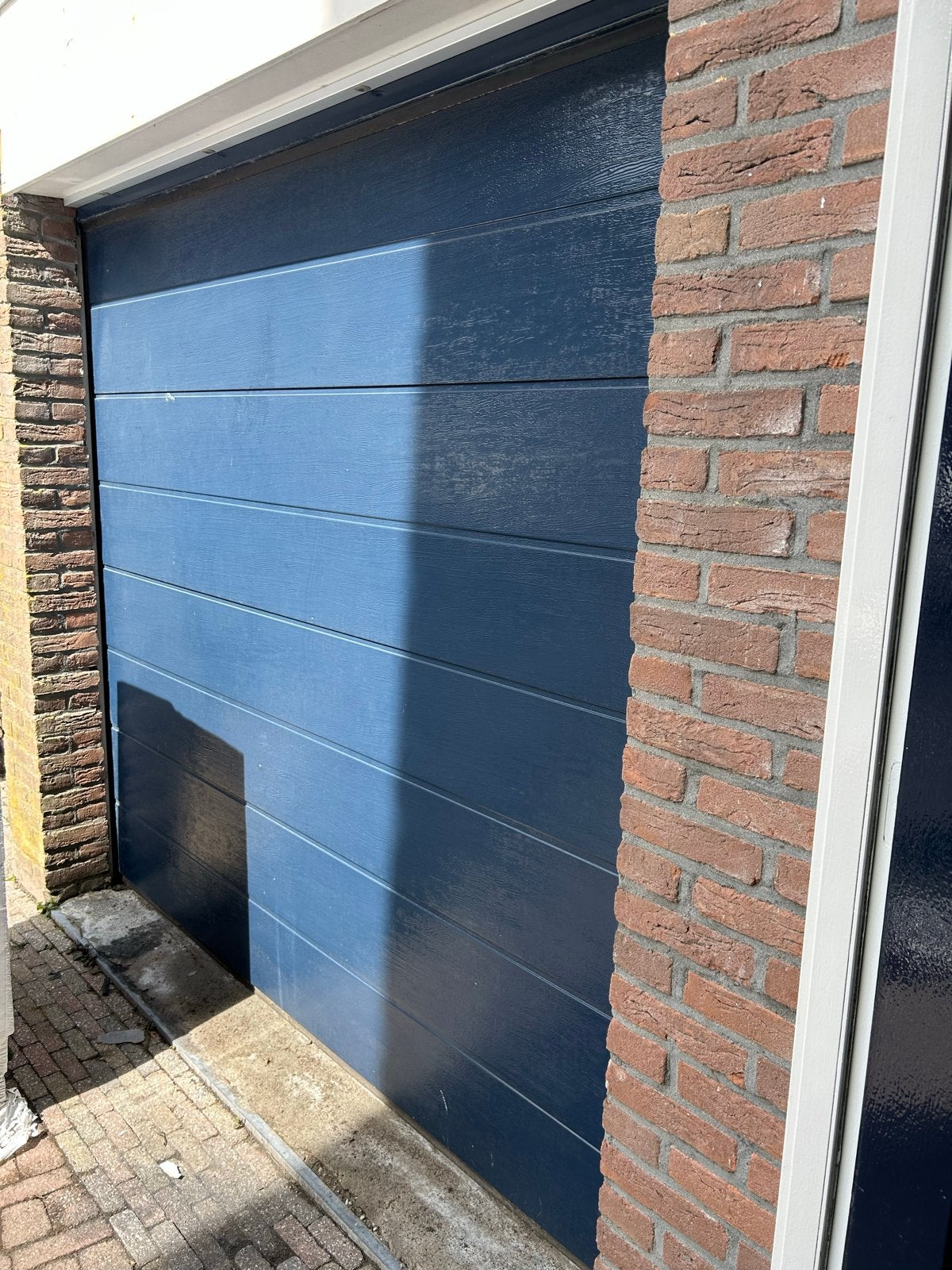 Garagedeur met motor en afstandsbediening- Novoport Novoferm, Ophalen, Gebruikt, 120 cm of meer, Garagedeur