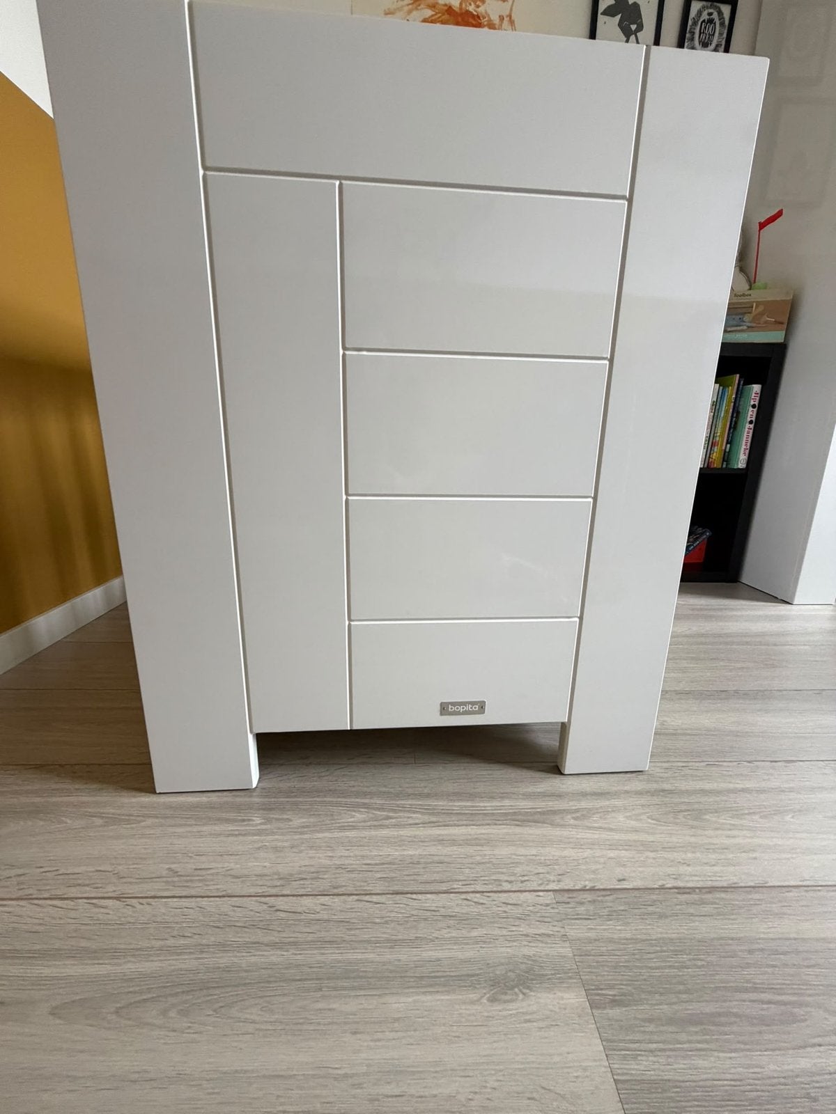 BOPITA 3-delige babykamer Manhatten wit hoogglans, Kinderen en Baby's, Ophalen, Gebruikt, Jongetje of Meisje