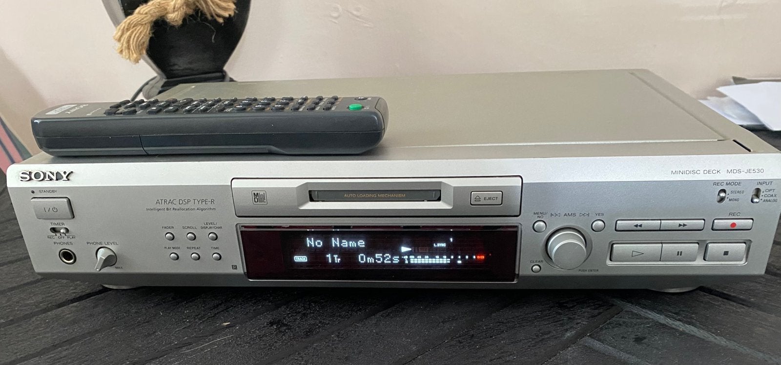 Sony MDS-JE Minidisc Deck, Ophalen of Verzenden, Minidisc-speler
