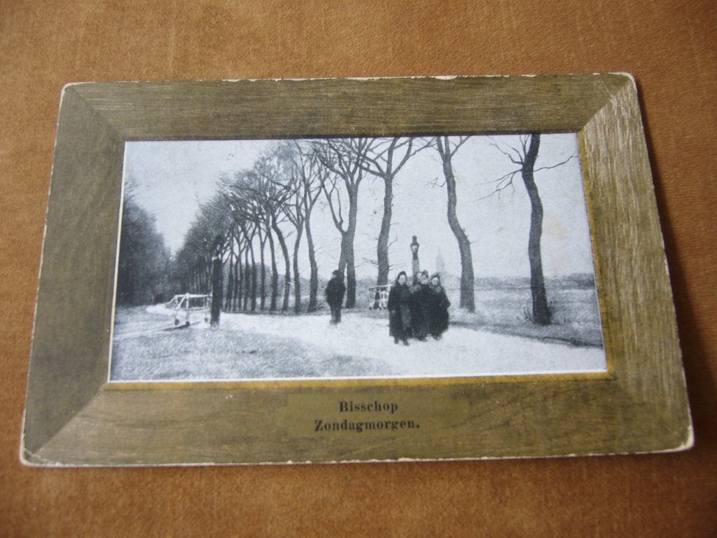 BISSCHOP  =  ZONDAGMORGEN  BRIEFKAART  1907, Ophalen of Verzenden, Voor 1920, Gelopen, Overige thema's