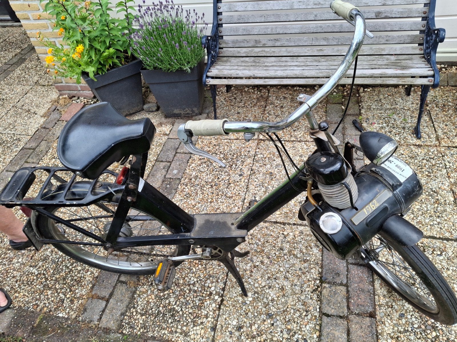 Vintage Solex  3800 Bromfiets uit 1962 met blauweplaat, Ophalen, Gebruikt, Overige modellen