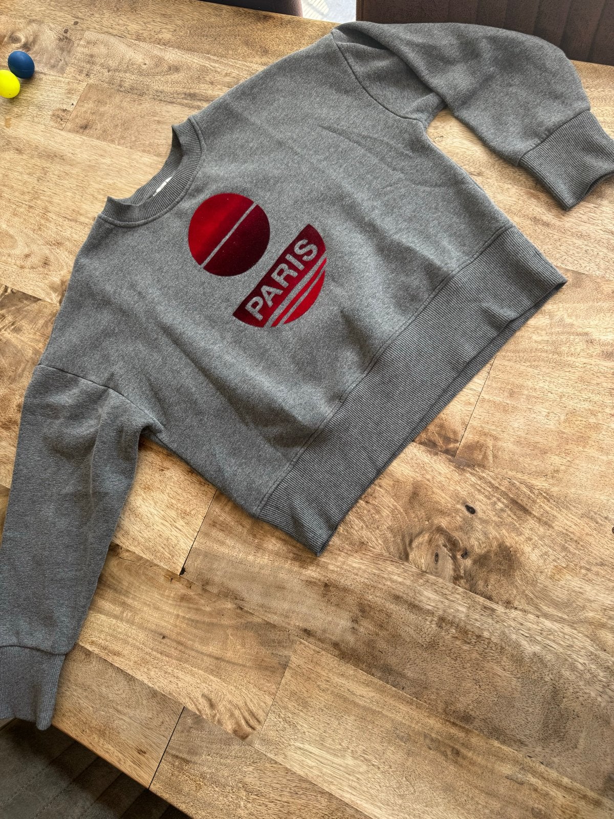 Costes Atelier Sweater Maat S - Grijs met 'Paris' opdruk, Kleding | Dames, Truien en Vesten, Ophalen of Verzenden, Zo goed als nieuw