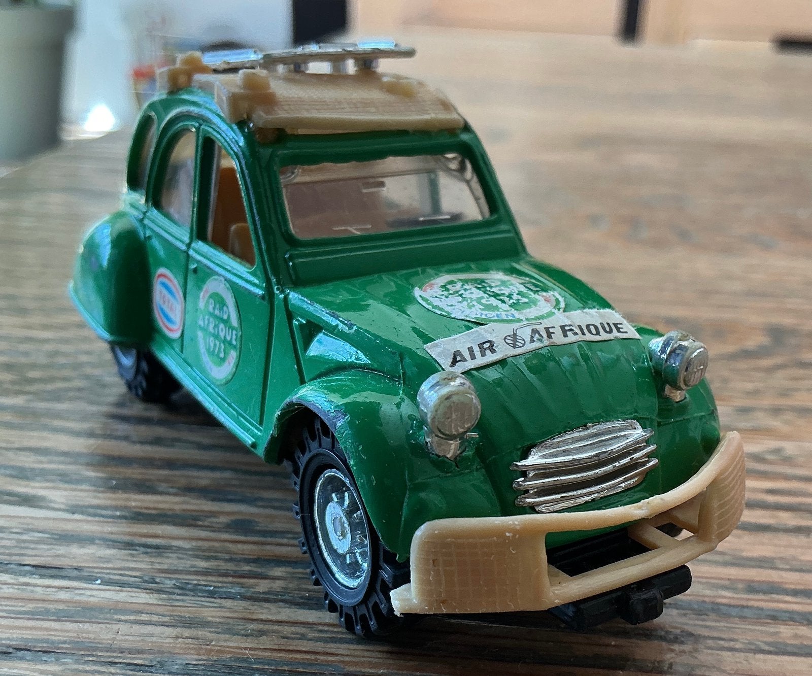Lelijke Eend Citroën 2 cv Auto 1973 Imperiaal op dak, Ophalen, Gebruikt, Auto