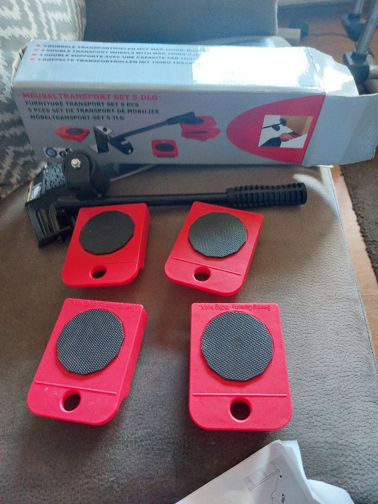 4 karretjes om kast te verryden, Ophalen of Verzenden, Nieuw, Rood, Metaal