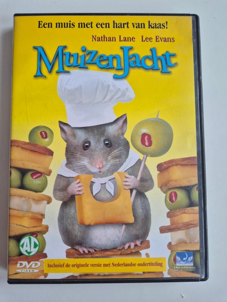 Muizenjacht DVD - Komische familiefilm, Alle leeftijden, Ophalen of Verzenden, Zo goed als nieuw, Actiekomedie