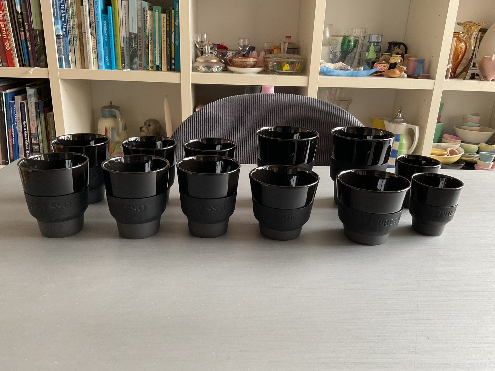 12x Nespresso Touch bekers; Espresso, Lungo, Cappuccino, Mug, Huis en Inrichting, Keuken | Servies, Ophalen of Verzenden, Zo goed als nieuw