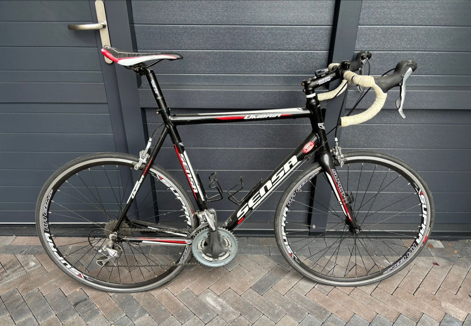 Sensa Umbria racefiets - 60cm frame, Tiagra afmontage, 28 inch, Gebruikt, Aluminium, 15 tot 20 versnellingen