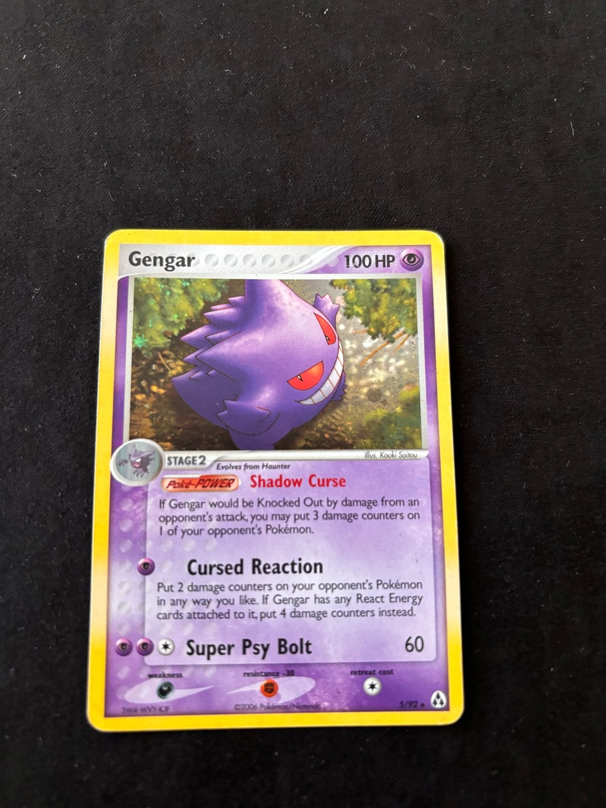 Gengar Legend Maker 5/92, Ophalen of Verzenden, Gebruikt, Losse kaart