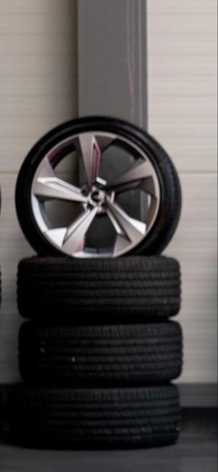 Audi Q7 21 inch velgen origineel met zomerbanden, Ophalen, Gebruikt, Banden en Velgen, 21 inch