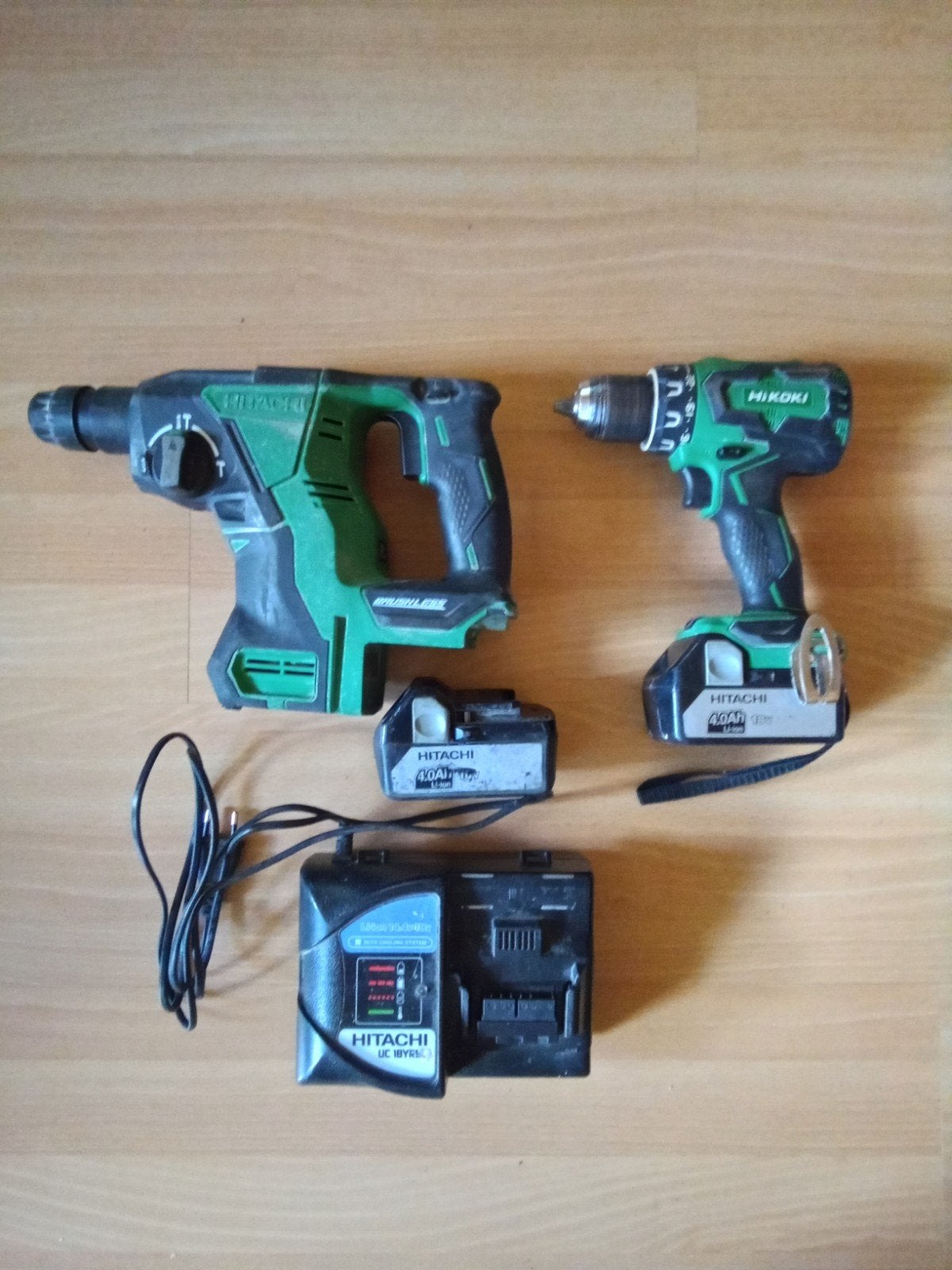 Hikoki Hitachi DH 18DBL  DS 18 DBSL, Ophalen