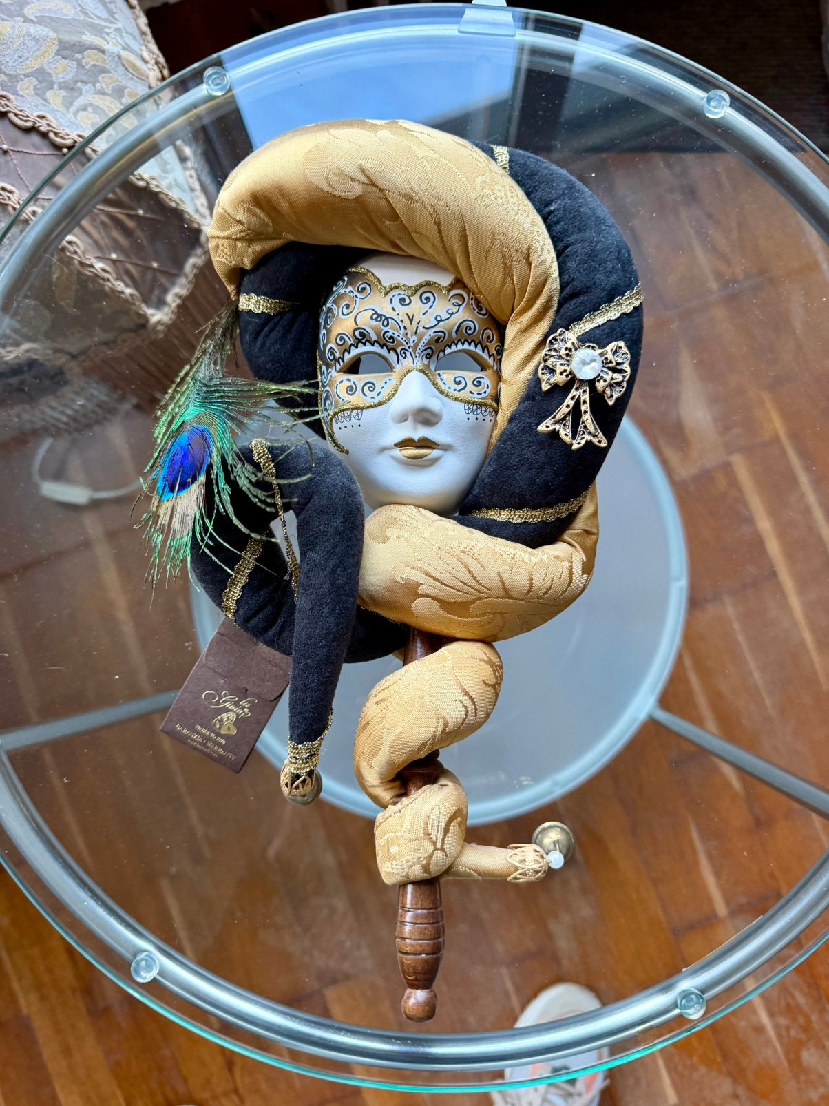 Venetiaans Masker La Gioia - Handgemaakt in Italië, Ophalen of Verzenden