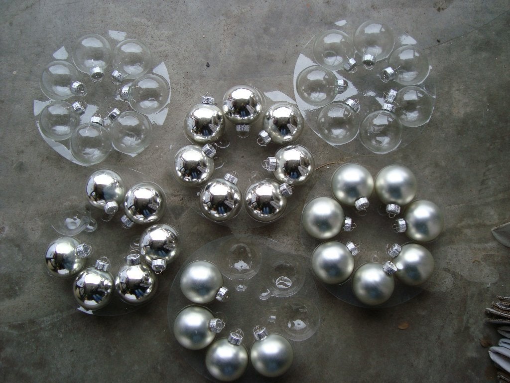 Zilverkeurige kerst ballen, Ophalen of Verzenden, Nieuw