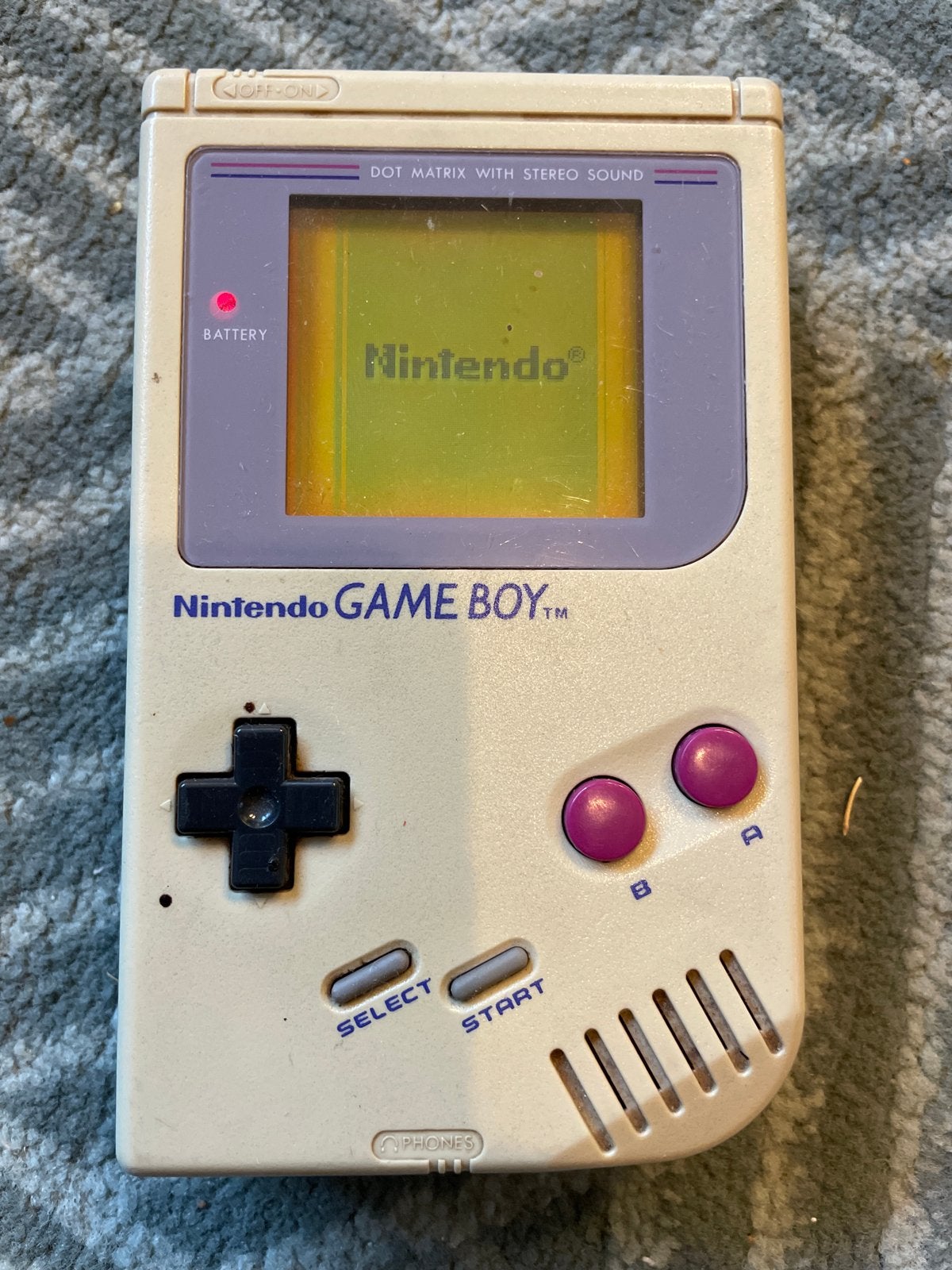 Game Boy Classic - Gaat aan, start geen spellen, Ophalen, Niet werkend, Game Boy Classic, Met games