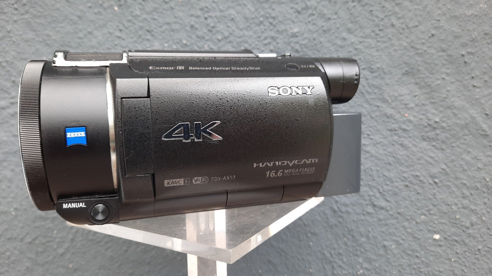 defecte 4K Sony FDR-AX53 met accu en oplader, Ophalen of Verzenden, Sony, 20x of meer
