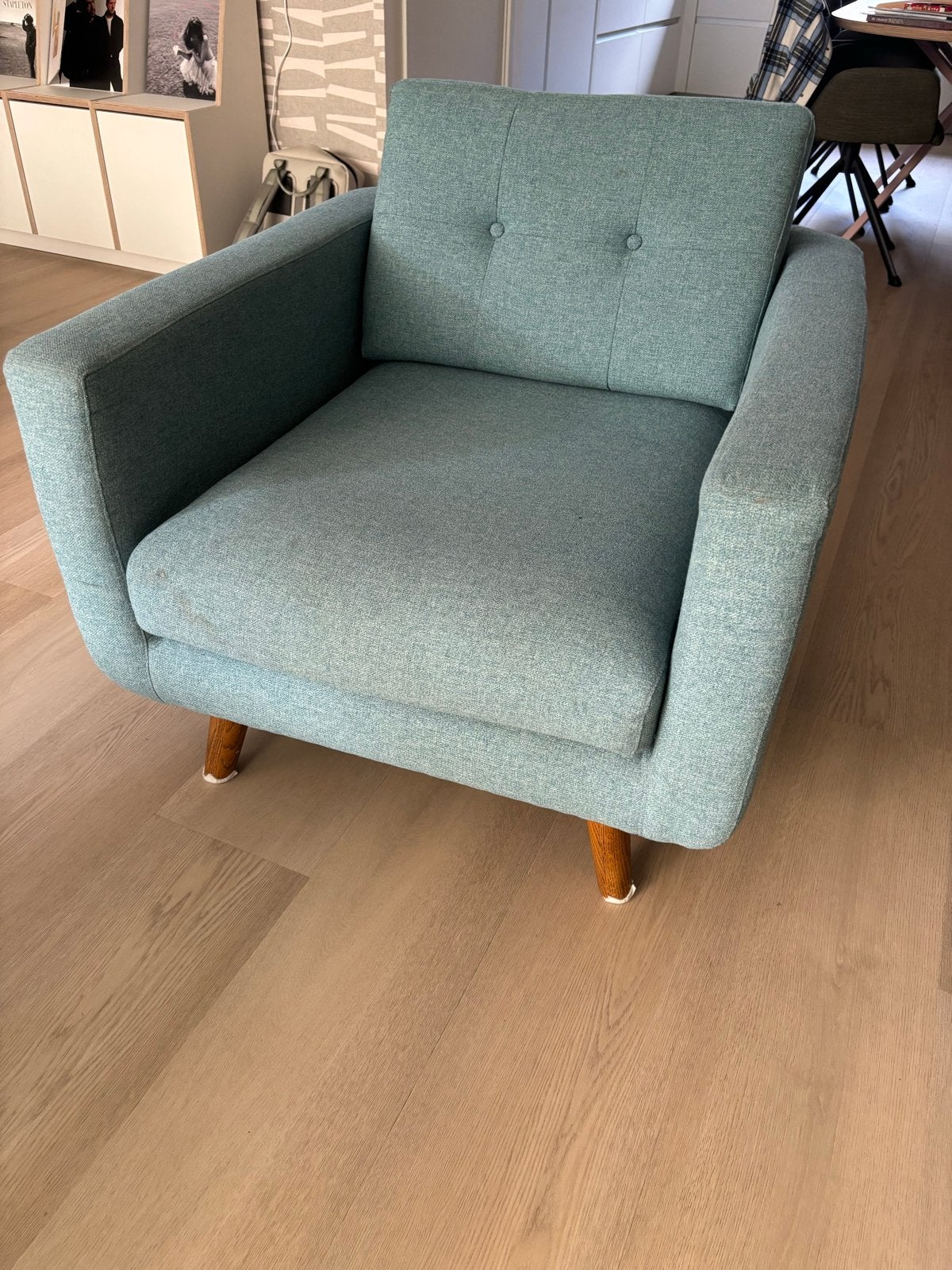 Comfortabele stoffen fauteuil - Sofa Company Stoel, Huis en Inrichting, Ophalen, Zo goed als nieuw, Stof, 75 tot 100 cm