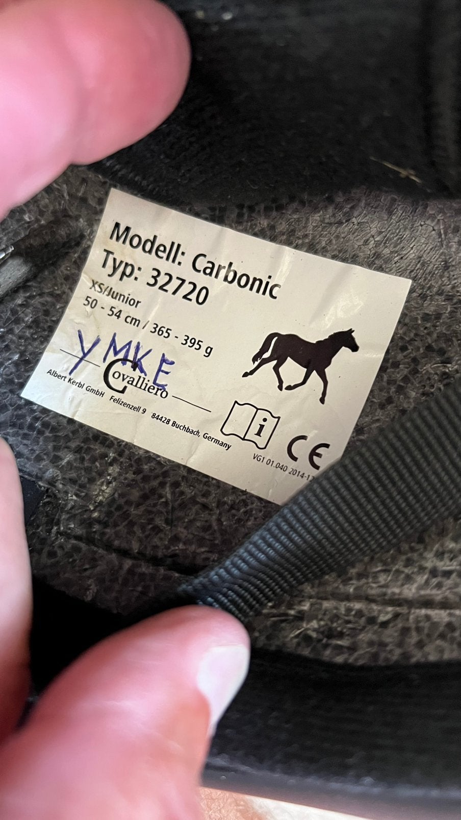 Paardrijcap Covalliero XS, Dieren en Toebehoren, Paardrijkleding, Ophalen, Gebruikt, Dressuur, Rijhelm/cap