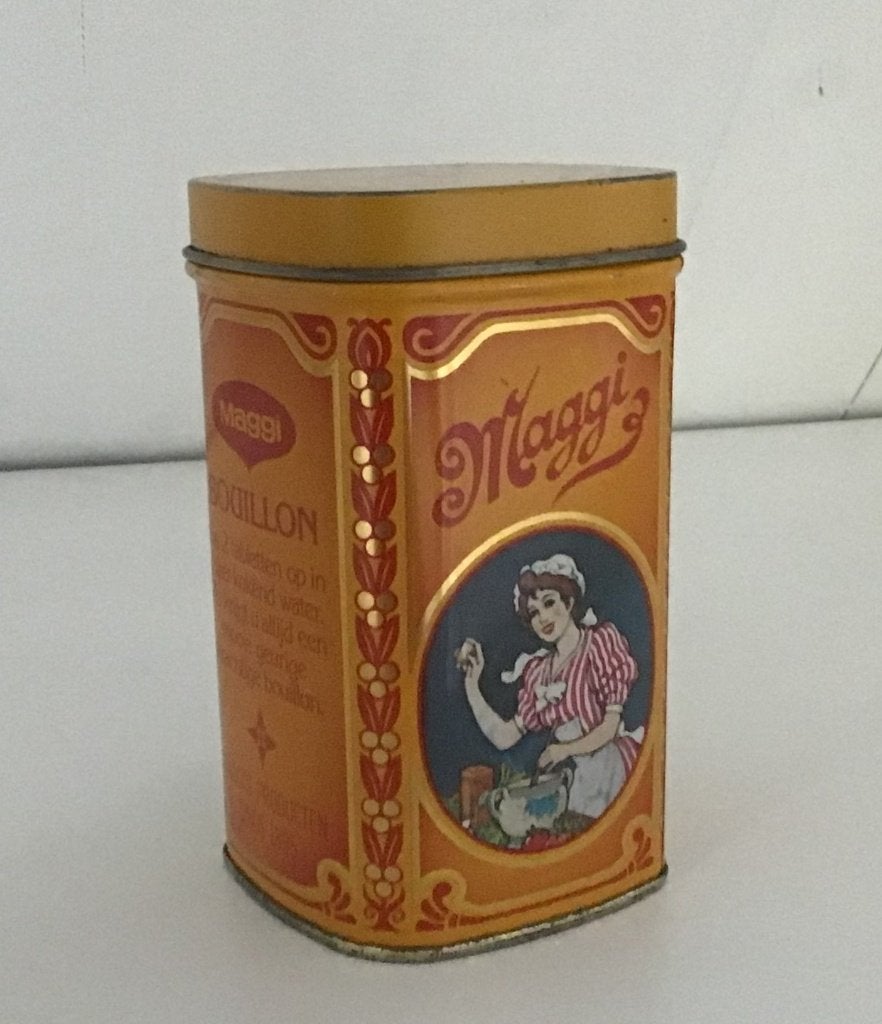Vintage blikje maggi Bouillonblokjes, Verzamelen, Ophalen of Verzenden, Gebruikt, Overige, Overige merken