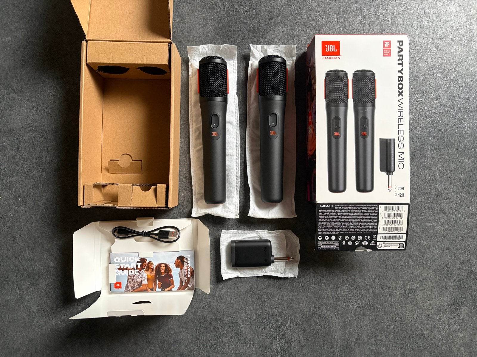 JBL PartyBox Wireless microfoon (2x)