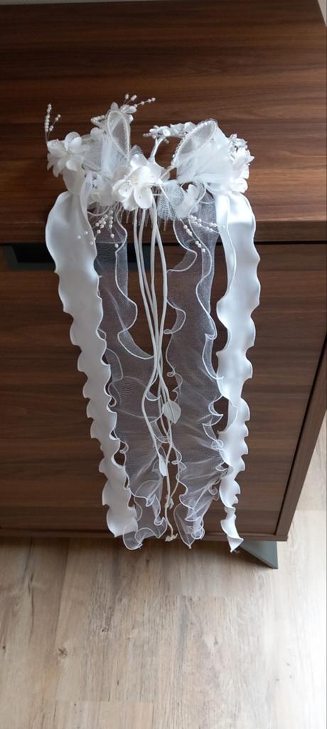 Haaraccessoire Bruid, Ophalen of Verzenden, Zo goed als nieuw, Wit, Accessoires