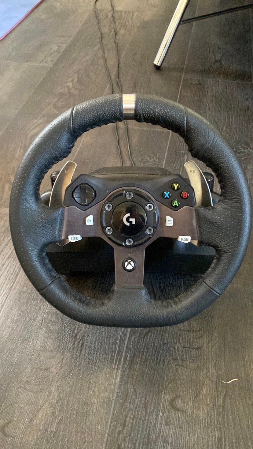 Logitech g920 voor Xbox of Pc, Spelcomputers en Games, Ophalen, Zo goed als nieuw, Stuurtje of Sportattribuut, Xbox Original
