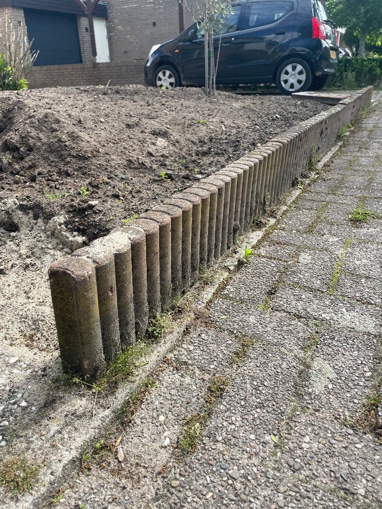 Bandjes terras  100cmx40x6cm, Tuin en Terras, Ophalen, Gebruikt, Overige typen, Minder dan 5 m²