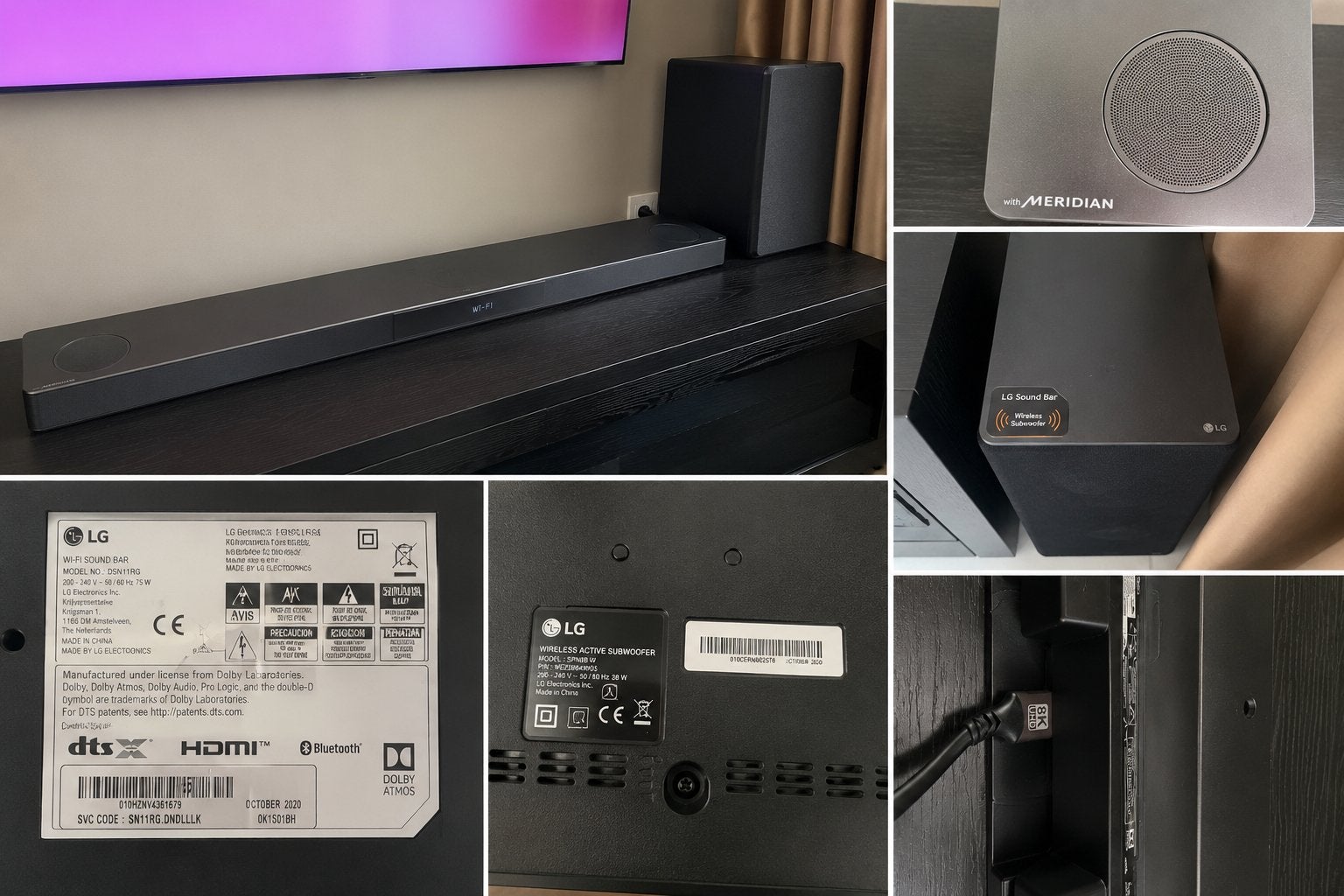 LG Soundbar met draadloze subwoofer, Audio, Tv en Foto, Luidsprekers, Overige merken, Ophalen of Verzenden, Zo goed als nieuw