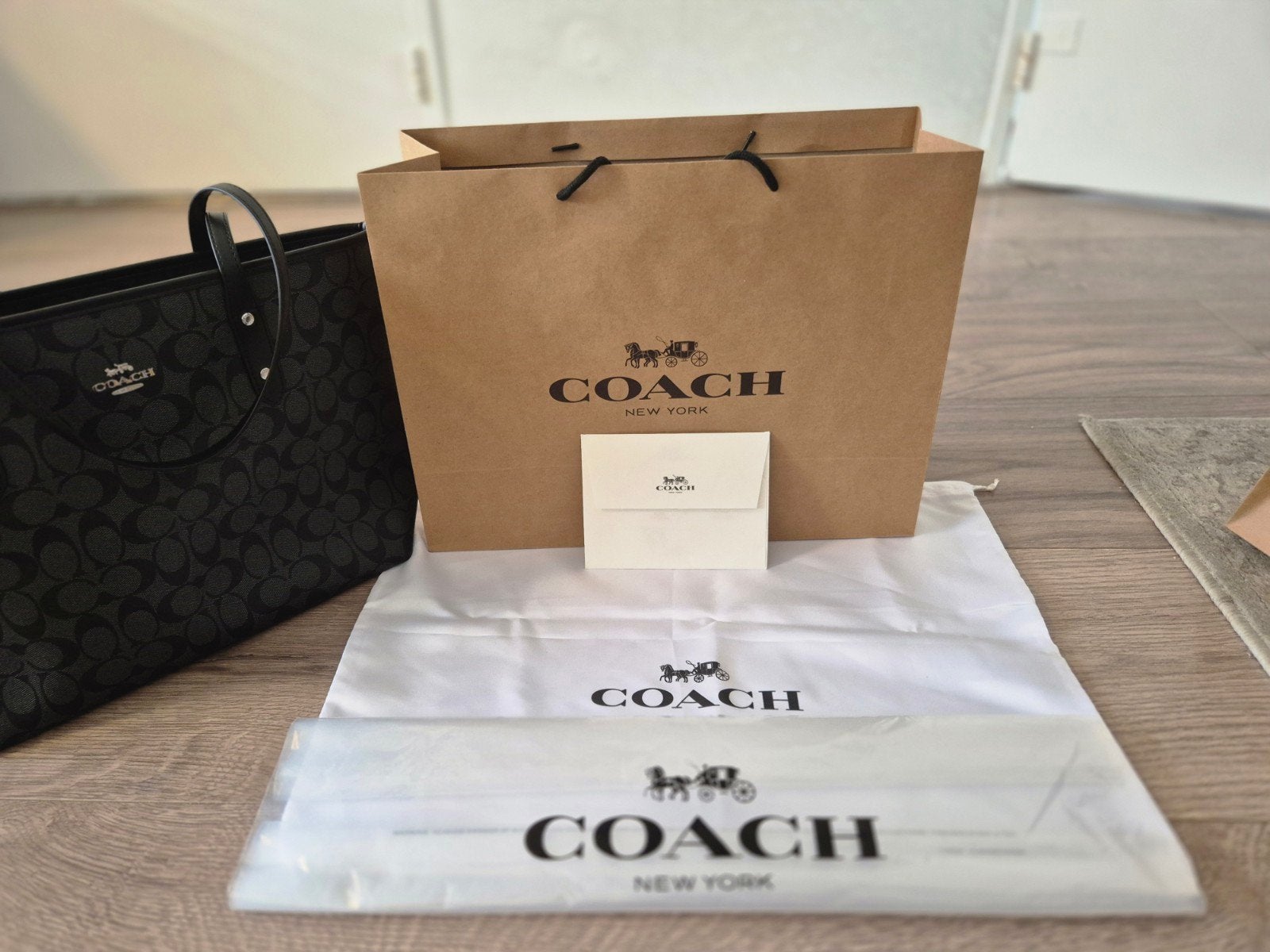 Coach handtas, Sieraden, Tassen en Uiterlijk, Tassen | Damestassen, Ophalen of Verzenden, Nieuw, Zwart, Handtas