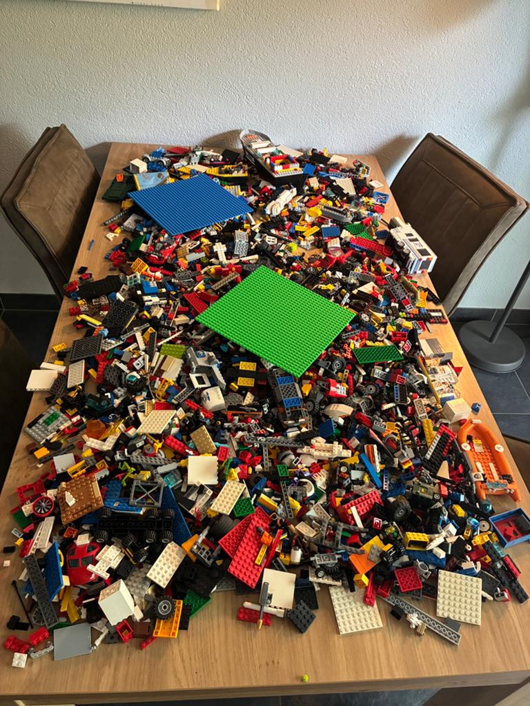 Lego partij bijna 10 kilo veel, Gebruikt, Overige thema's, Lego, Ophalen of Verzenden