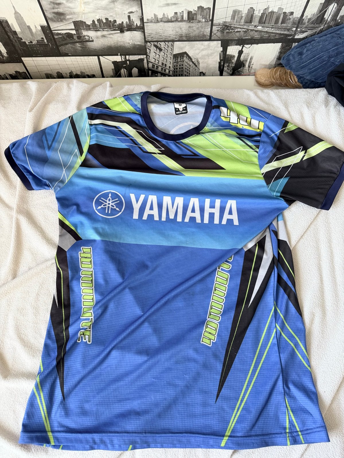 Yamaha T-shirt M, Ophalen of Verzenden, Zo goed als nieuw, Maat 48/50 (M), Blauw
