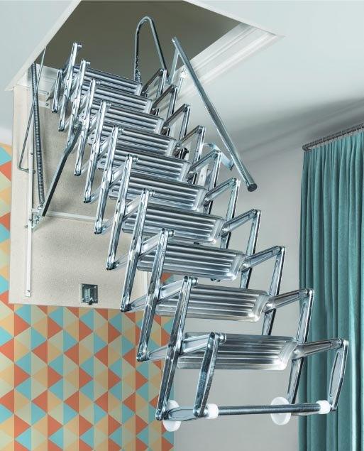 Aluminium schaartrap/ zoldertrap: hoge kwaliteit!, Doe-het-zelf en Verbouw, Ophalen of Verzenden, Nieuw, Trap, 2 tot 4 meter
