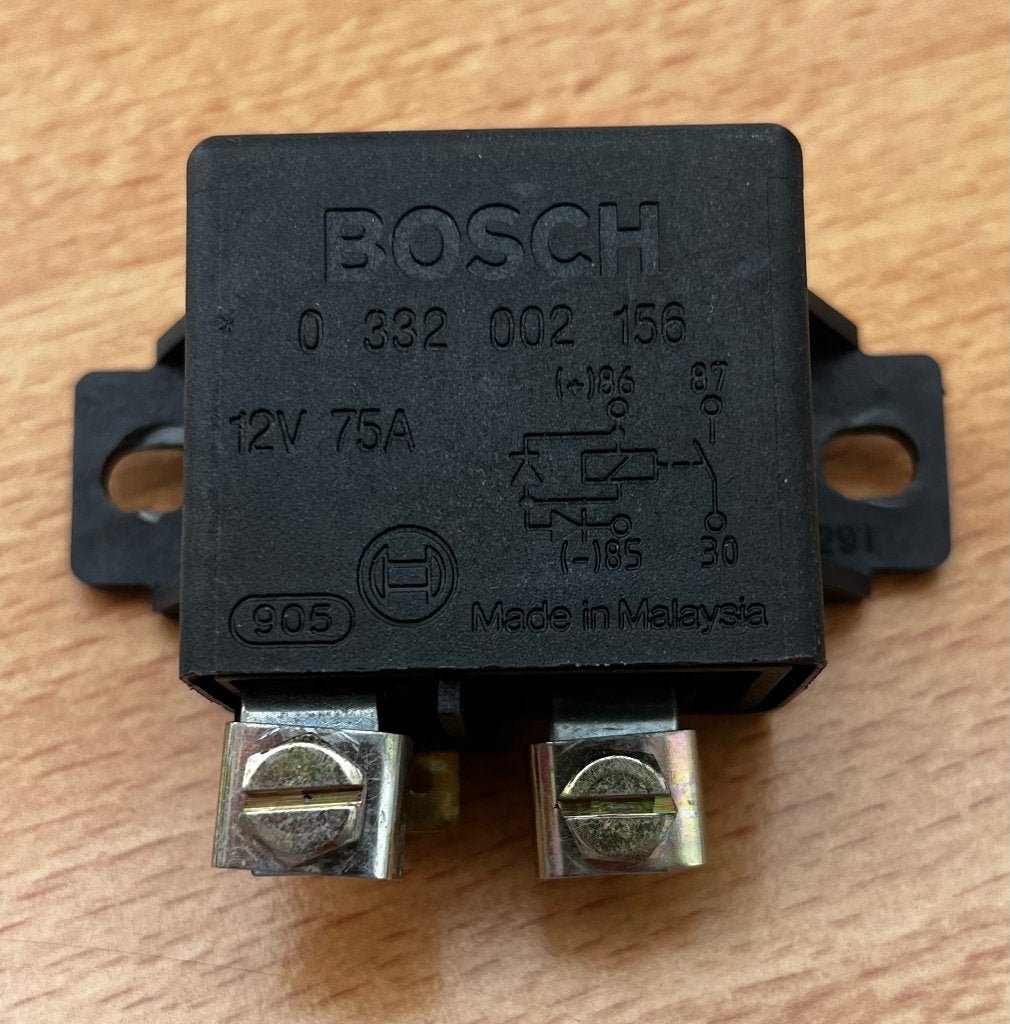 Bosch Relais 12V 75A - 0 332 002 156, Watersport en Boten, Ophalen of Verzenden, Gebruikt, Motor en Techniek