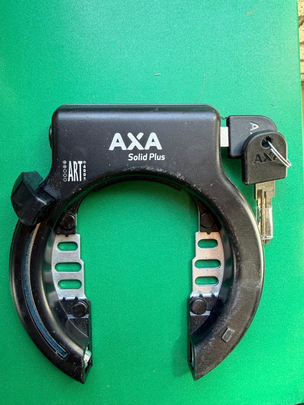 AXA Solid Plus Ringslot - ART 2 Gekeurd, Ophalen of Verzenden, Zo goed als nieuw, Ringslot
