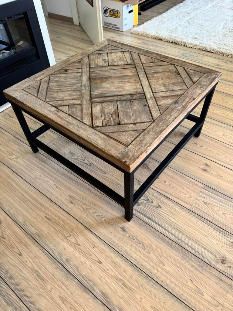 Mooie salontafel, Huis en Inrichting, Tafels | Salontafels, Ophalen, 100 tot 150 cm, Vierkant, 50 tot 100 cm